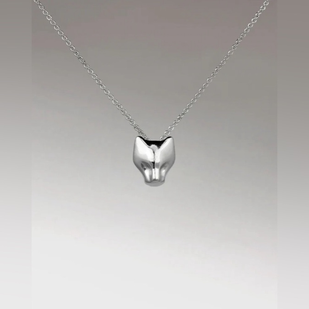 Swedish Handcrafted/Upcycled 935 Sterling Silver Lynx Necklace. 🆕 🔥